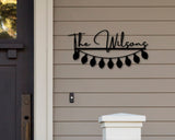 Christmas Names Custom Metal Sign