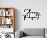 Happy Thanksgiving Sign, Fall Decor, Metal Sign, Thanksgiving Personalized Sign, Family Sign, Autumn Metal Sign, Custom Thanksgiving Decor