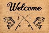 welcome/fishing doormat
