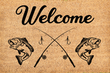 welcome/fishing doormat